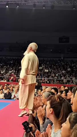 Attention the grandpa is just getting serious now #master #wushu #kungfu #ai #funny 