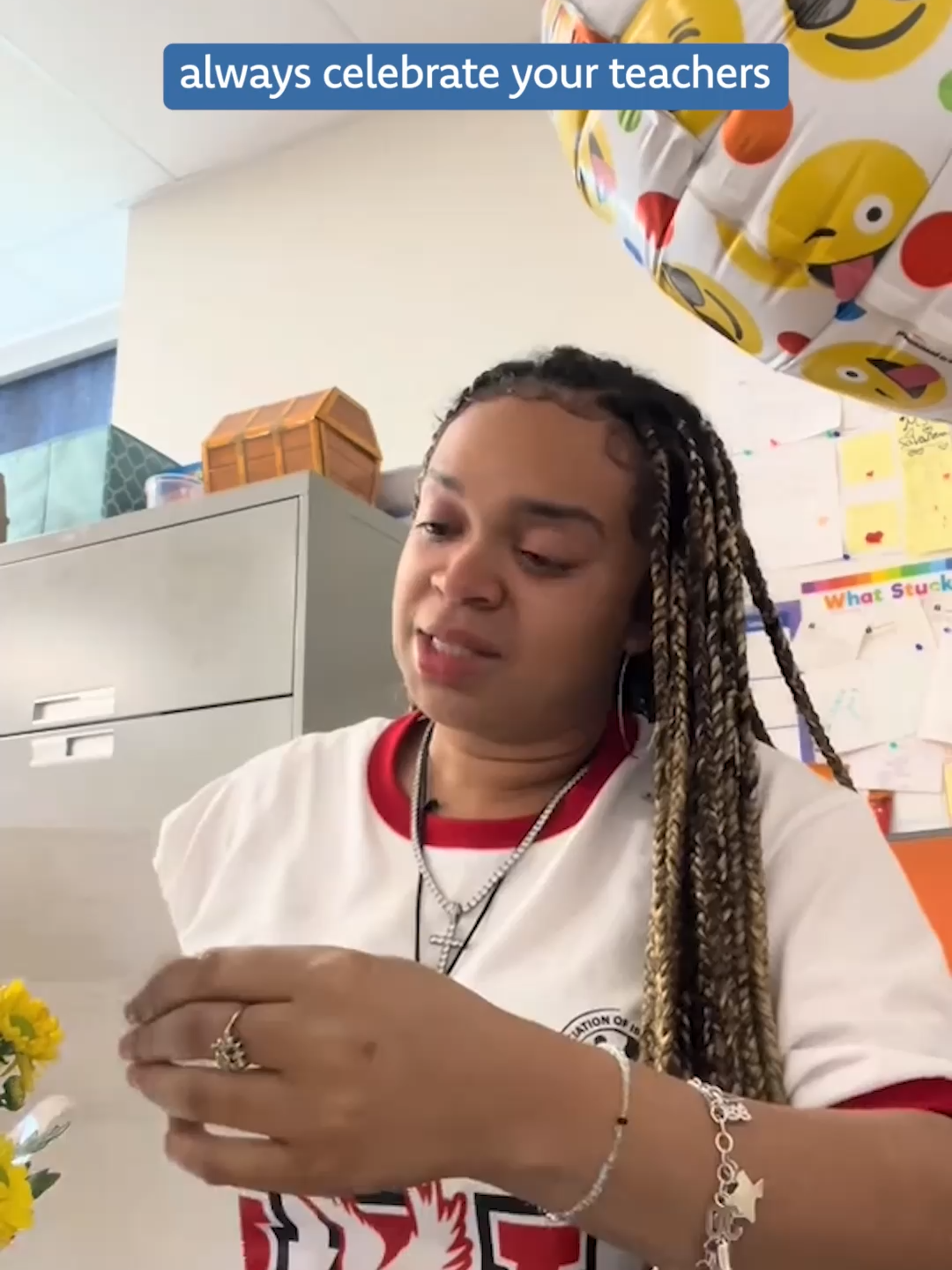 She didn’t just teach, she composed connection #TeacherAppreciationWeek #GratefulHearts #TeachingWithLove