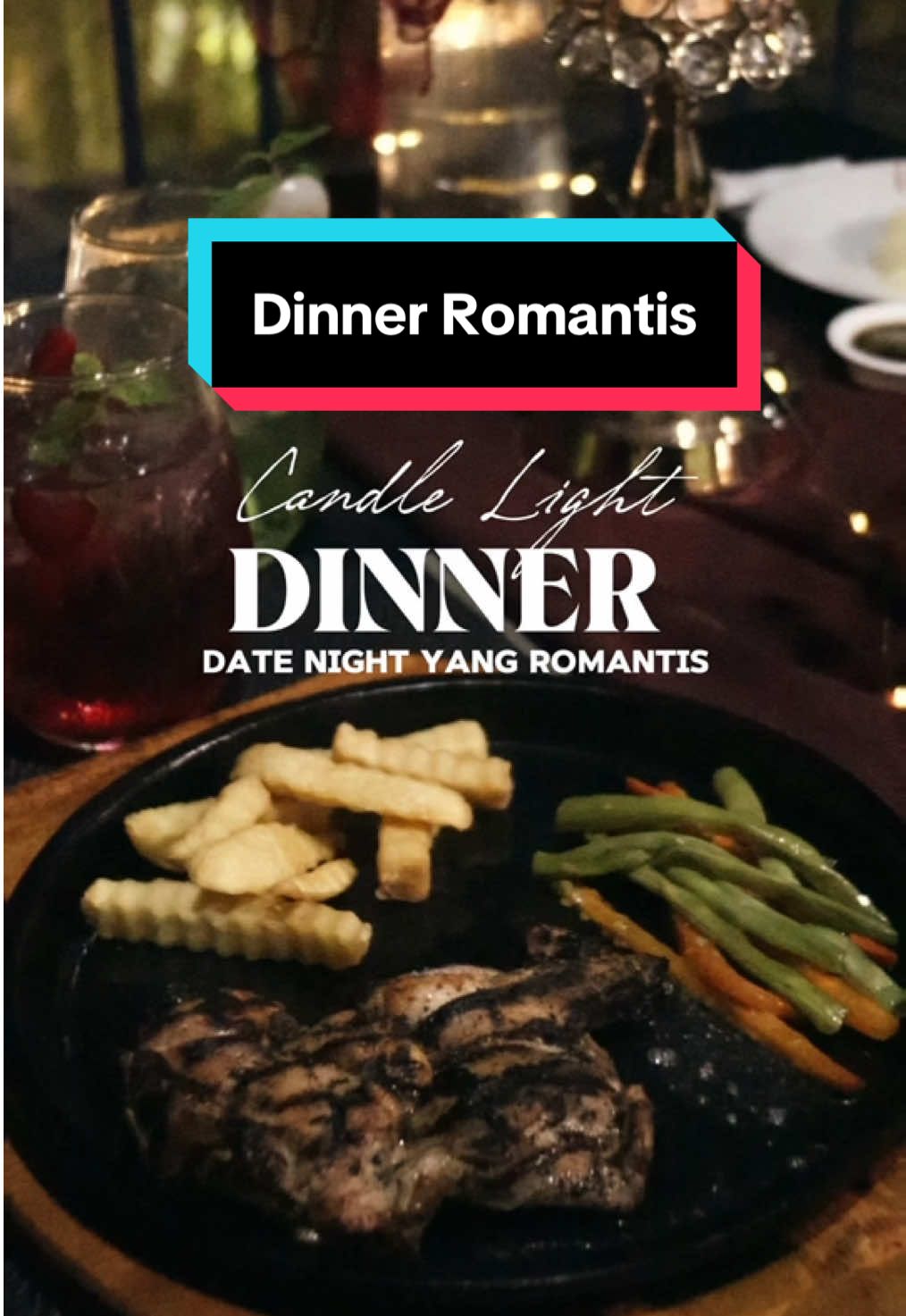 𝗗𝗮𝘁𝗲 𝗻𝗶𝗴𝗵𝘁 𝗿𝗼𝗺𝗮𝗻𝘁𝗶𝘀 𝗱𝗮𝗻 𝗶𝗻𝘀𝘁𝗮𝗴𝗿𝗮𝗺𝗺𝗮𝗯𝗹𝗲 di @Black Cafe Mojokerto  #cafemojokerto #kulinermojokerto #dinnertonight #candlelitdinner #candlelightdinnermurah 