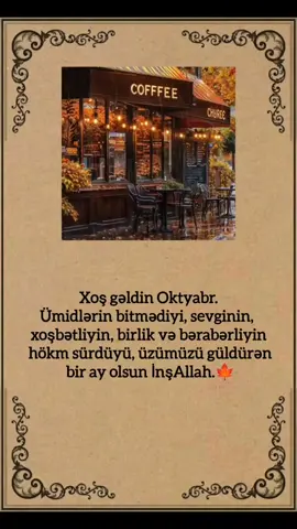 xoş geldin Oktyabr...🤍