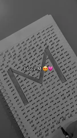 I love M 😍💗 #fyp #foryoupage #m 