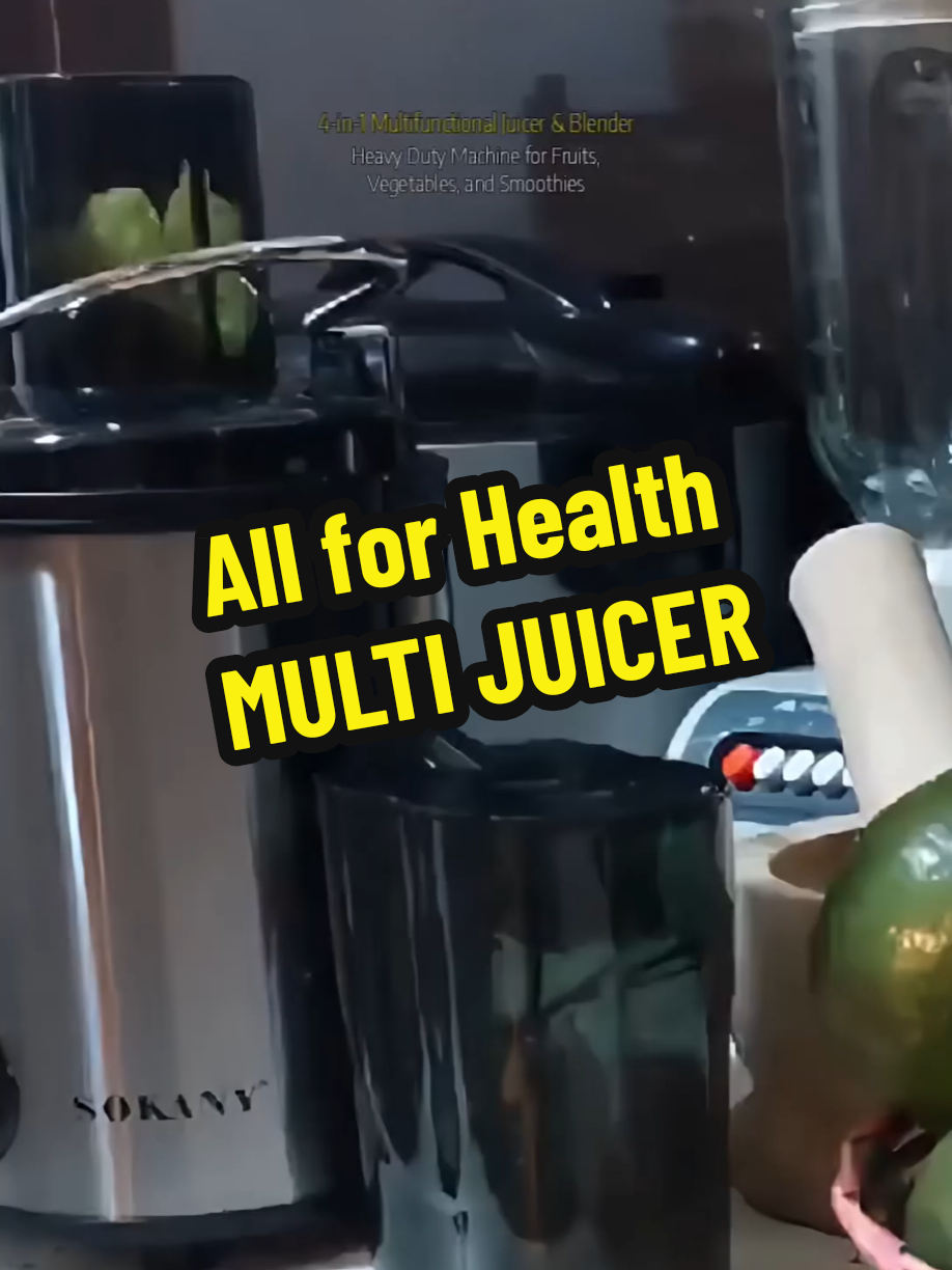 Juicer Maker 4-in-1 Multifunctional Household Juicer & Blender – Centrifugal Juicer with 3-Speed Control – Heavy Duty Portable Machine for Fruits & Vegetables #juicerblender #4in1juicer #kitchenappliances #multifunctionaljuicer #fruitjuicer     