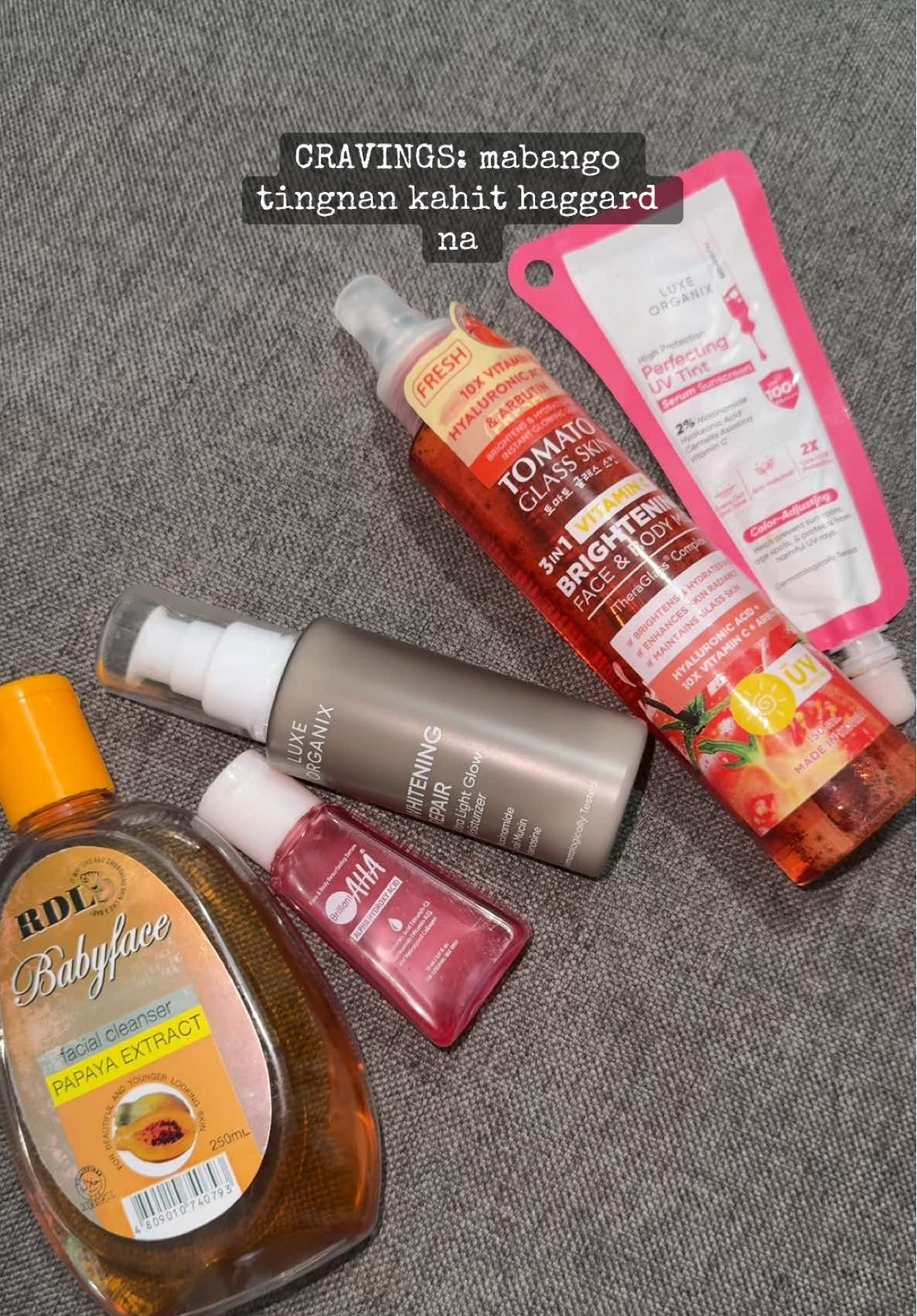 #skincare #skincareroutine #luxeorganixmoisturizer #brilliantahaserum #luxeorganixtintedsunscreen 