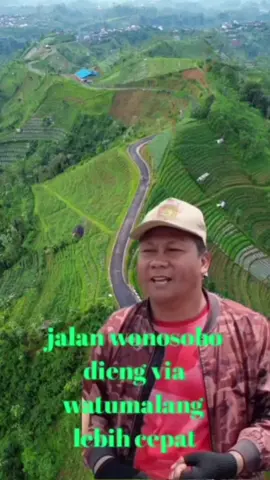 masook jalan akses baru menuju dieng via watumalang dari wonosobo