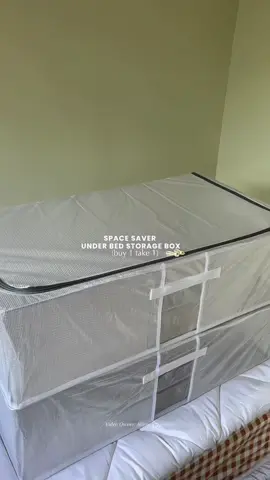 Replying to @nemyyy🎀✨ under bed storage box got the size L (80*47*23.5) #underbedstorage #foldablestoragebox #underbedstoragebox #roomessentials #spacesaverstorage 