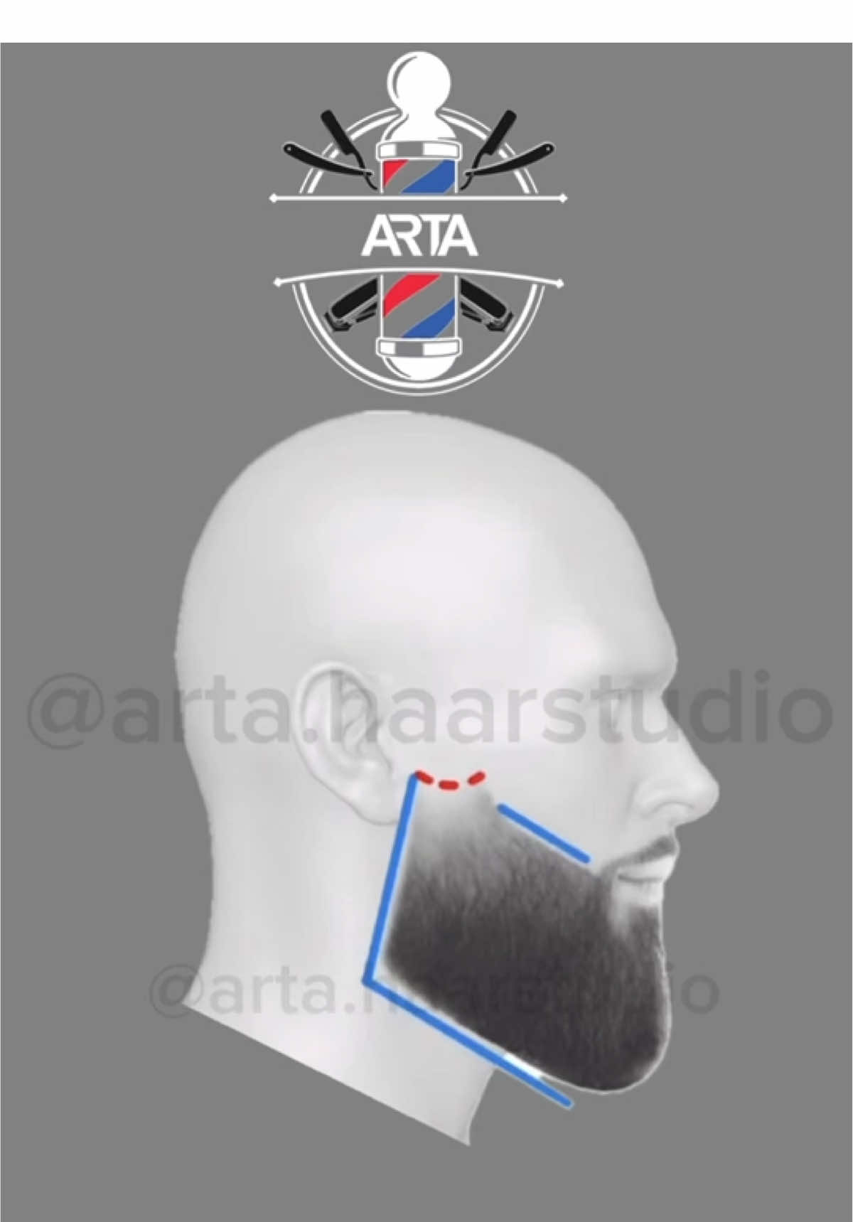 Use these references to show your hairdresser which ones BEARD you want 💈#artahaarstudio #barbershop #beard #haircut #hamm  