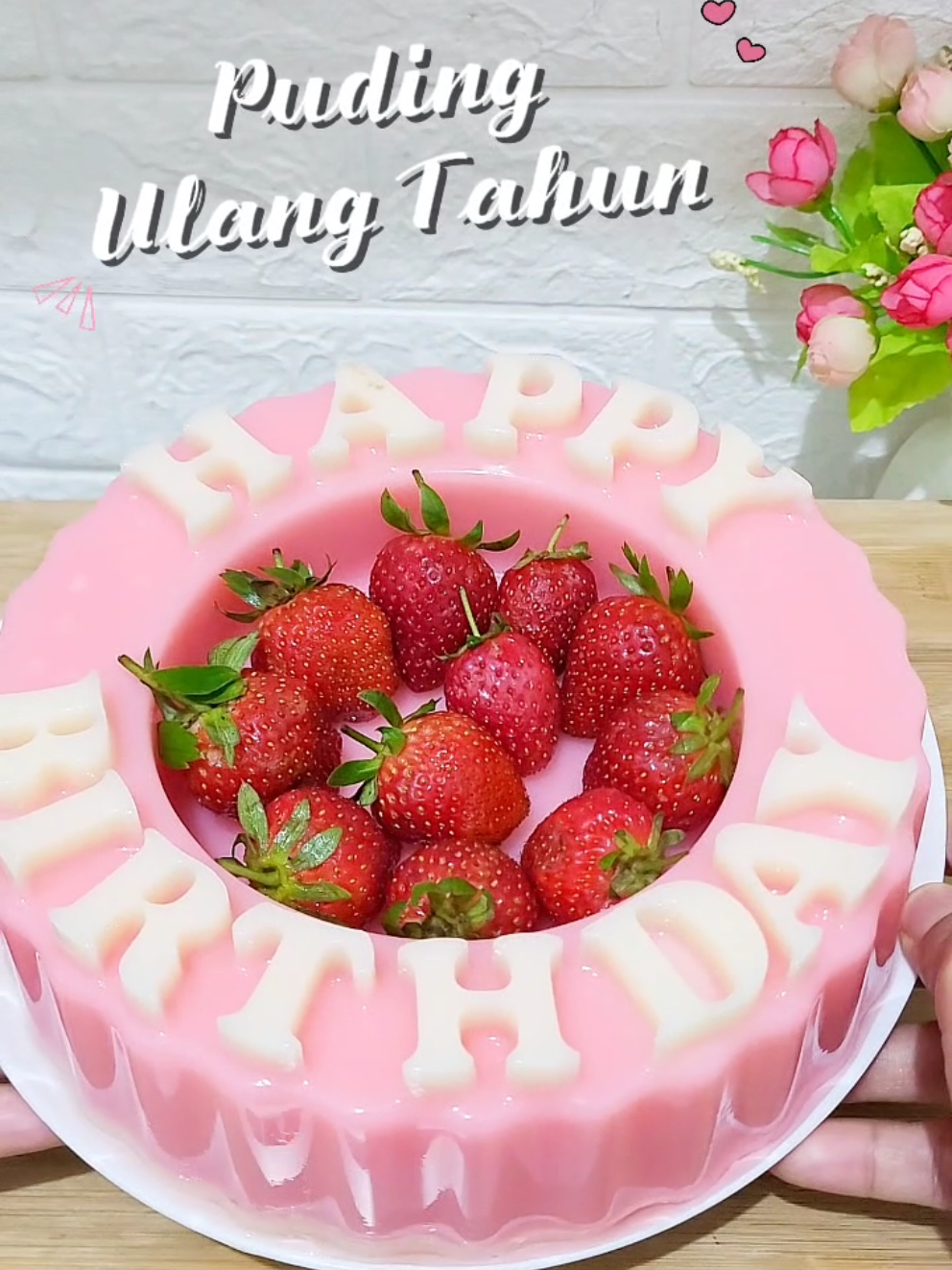 Puding Ulang Tahun Cetakannya beli di @amoda.store  #cetakanpuding #cetakanhappybirthday #amodastore #amodahome #fyp 