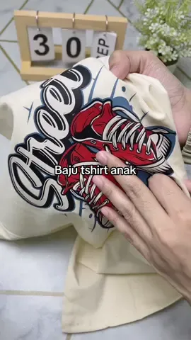 Replying to @nor_rasyidah material cotton dia memang berkualiti sangat🤩✔️ #bajuanak #bajuanaklelaki #bajumurah #bajuanakmurah #bajutshirt 