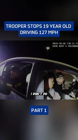 trooper stops 19 year old driving 127 mph