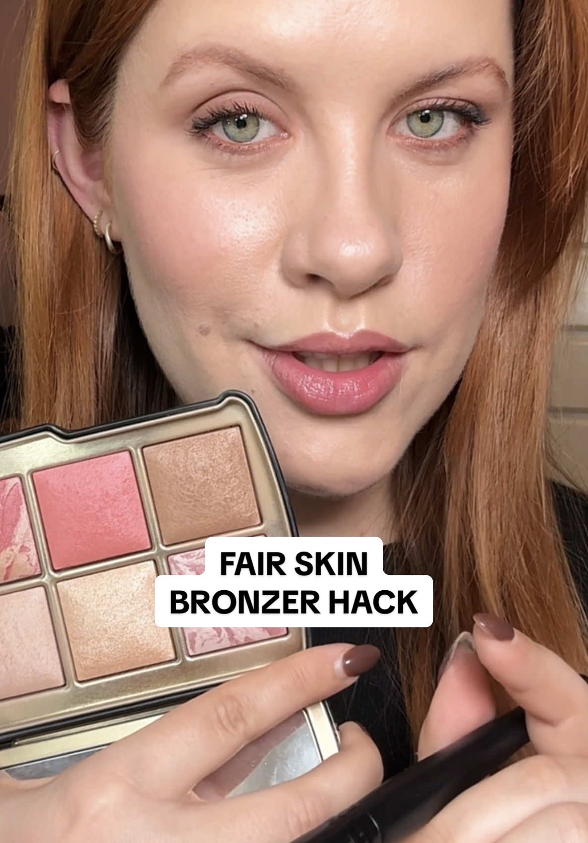 Using hourglass ambient powder in dim light as a bronzer?? Weird but it does work and is so good for fair skin!! Do you want more fair skin makeup videos? Product: @Hourglass Cosmetics ambient powder in dim light #bestbronzerforfairskin #finishingpowder #dimlight #hourglassholiday #fairskinmakeup 