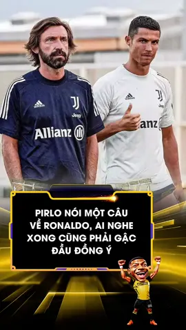Phán thế thì chỉ có chuẩn #ronaldo #pirlo