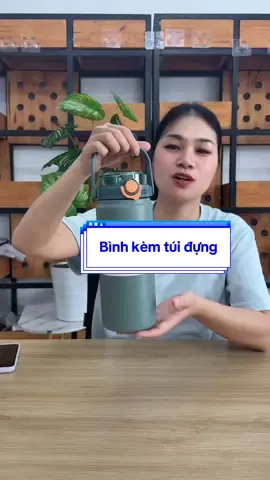 Bình giữ nhiệt kèm túi đựng giữ nhiệt #binh #binhgiunhiet #xuhuong #xuhuongtiktok 