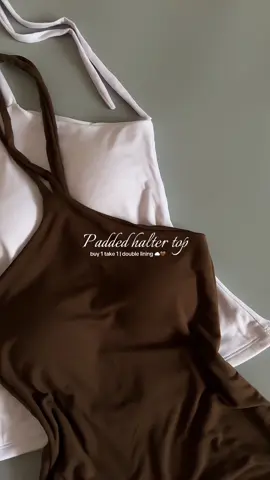 this b1t1 padded halter top >> 🥵🔥