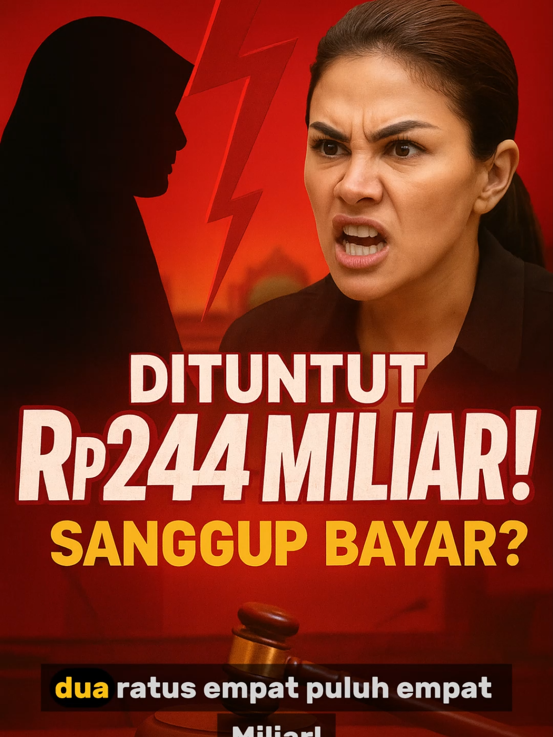 🔥 Rp244 Miliar Taruhan Besar! Drama makin panas: Nikita cabut gugatan Rp114 Miliar, balik lagi dengan angka dua kali lipat! 😱 👉 Tapi kalau harus pilih, kalian tim mana nih? Tim Nikita 💋 atau Tim Dokter Gladys 🧕?