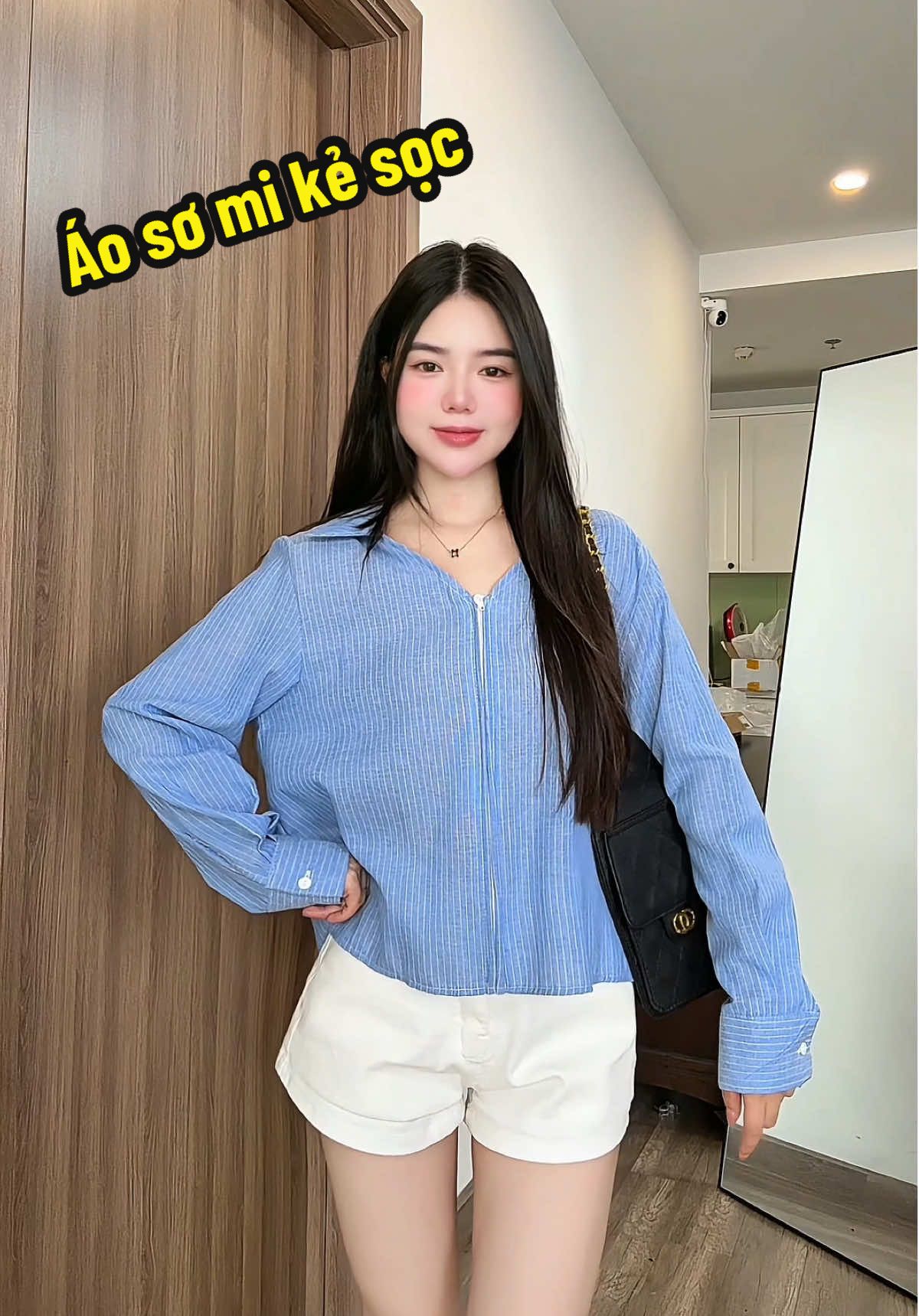 Áo sơ mi kẻ sọc xinh iuu nè🥰#huynhchang #huynhchangreview #huynhchang00 