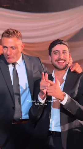 @Moustafa Amar and his son @Tayam Amar light up the stage with their charismatic look, how cool & charming they are together!#CoolestDuoEver #foryoupage❤️❤️ #foryoupage #اكسبلورexplore #wedding  
