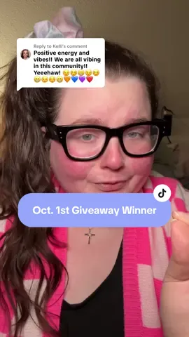 Replying to @Kelli October 1st giveaway winner!!!!! #BeautyTok #beautytiktok 