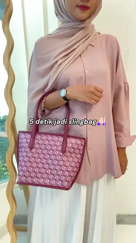 Si paling gampang buat ganti style dengan GERCEP 😍👌🏻 #fyp #taswanita #taspattern #hologram 