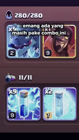 Pasukan tanpa mikir kan yaa🗿 #supercell #clansofclans #CapCut 