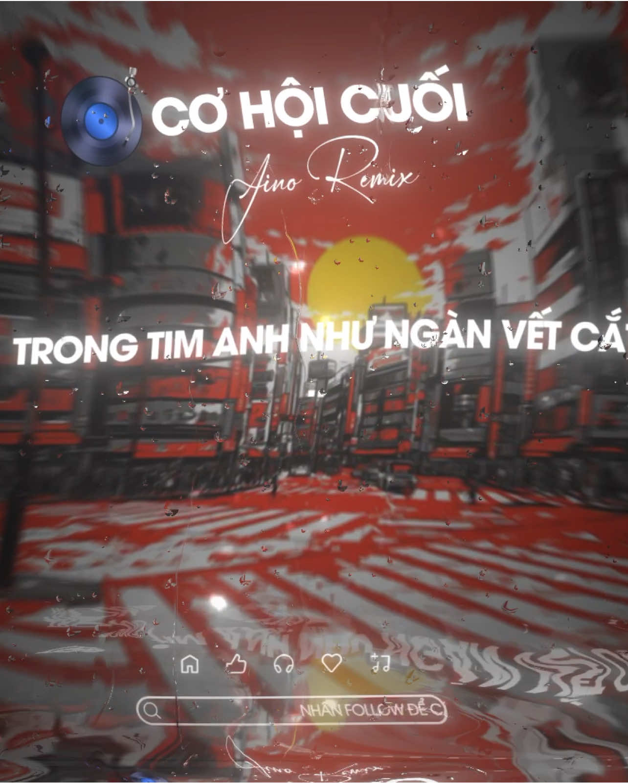 Trong tim anh như ngàn vết cắt... #music #lyrics #remix #fyp #fly 