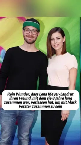 Kein Wunder, dass Lena Meyer-Landrut ihren Freund, mit dem sie 8 Jahre lang zusammen war, verlassen hat, um mit Mark Forster zusammen zu sein #germany #celebrity #foryoupage❤️❤️ #entertainment #markforster 
