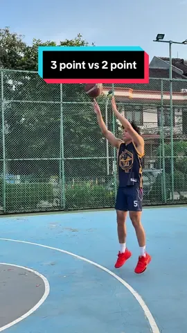 3 point vs 2 point 💀 #basket #basketball #basketindonesia #fyp