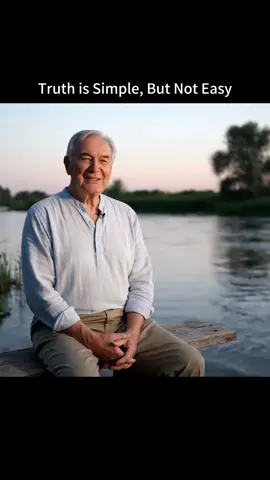 Truth is simple, but not easy #truth #simplelife #tiktoklifestyle 