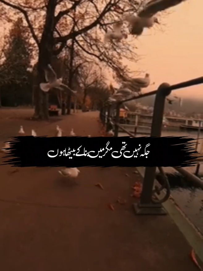 جگہ نہیں تھی مگر۔۔۔ || Urdu Poetry {| #fyp #urdushayari #foryoupage #deeplines #tiktokpoetry 