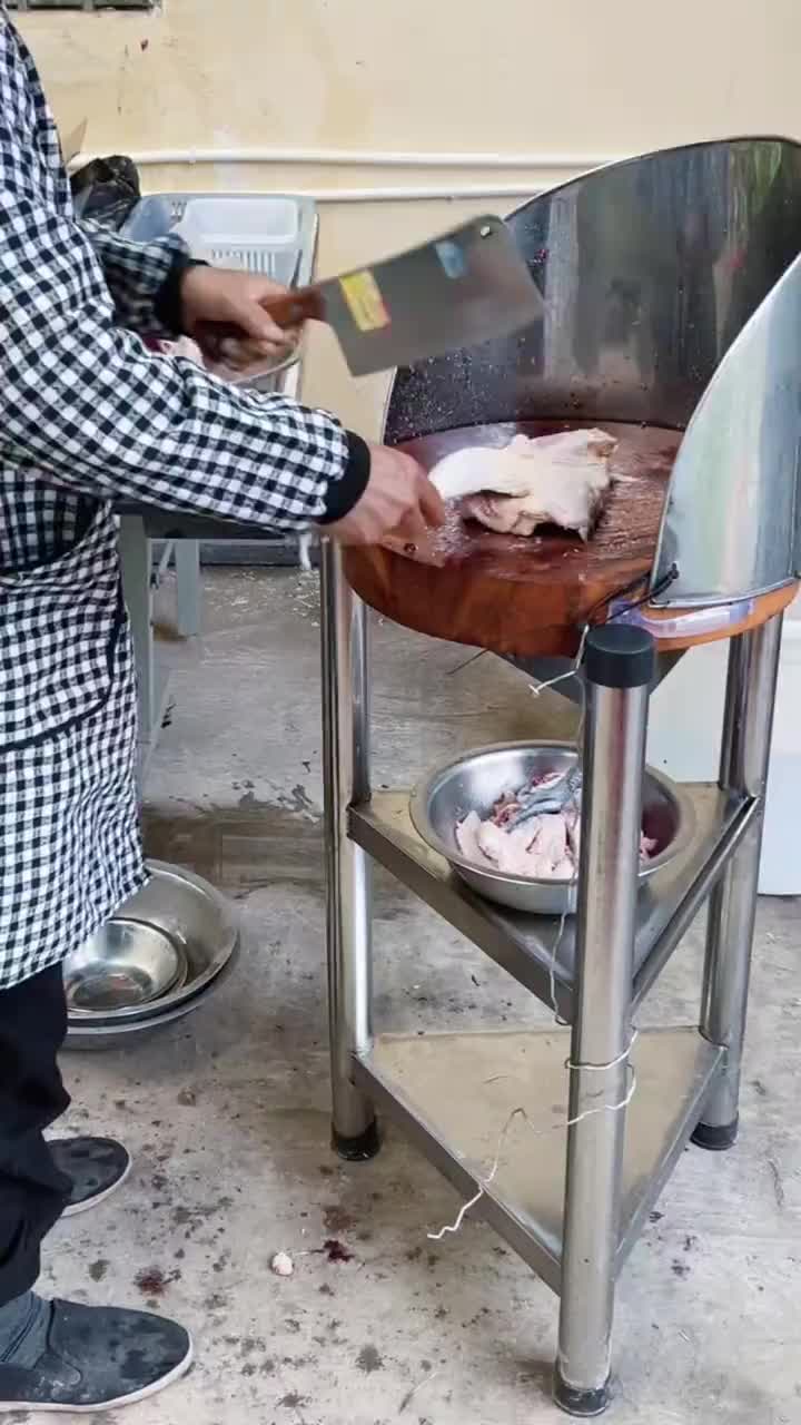 Kệ Thớt Chặt Thái 3 Tầng Đa Năng Inox Cao Cấp Có Miếng Chắn Và Khe Để Dao - Chất Liệu Inox 201 Không Rỉ Sét Chắc Chắn Dày 1li Siêu Bền An Toàn Vệ Sinh #vando #tongkhogiadungvando  