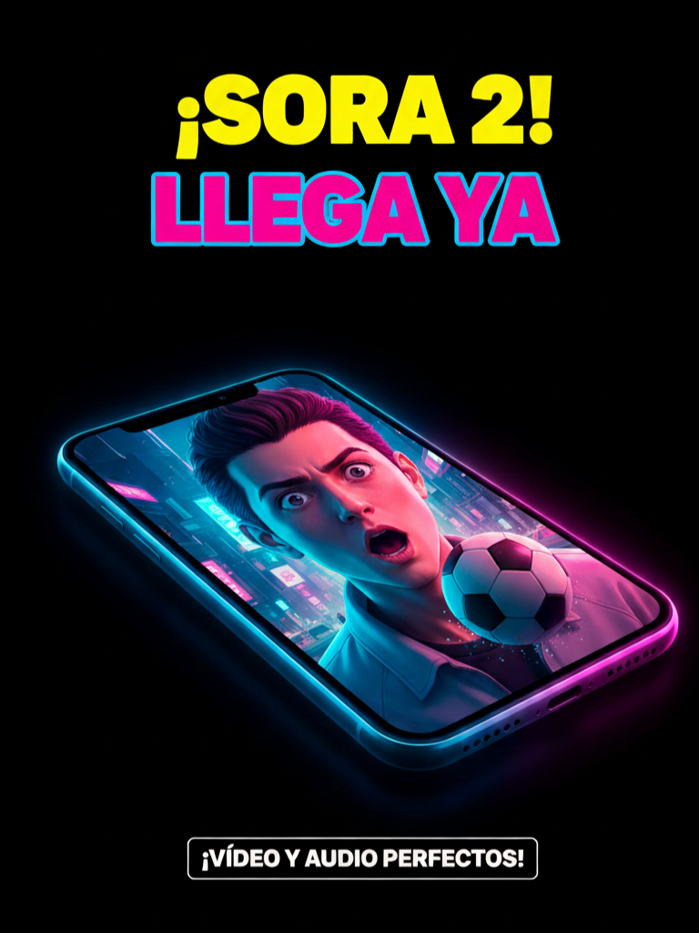 ¡SORA 2 YA ESTÁ AQUÍ! Video y audio con IA, física perfecta y cameos. Descubre Sora 2, el nuevo modelo insignia de OpenAI para la generación de video y audio, que marca lo que consideran el 