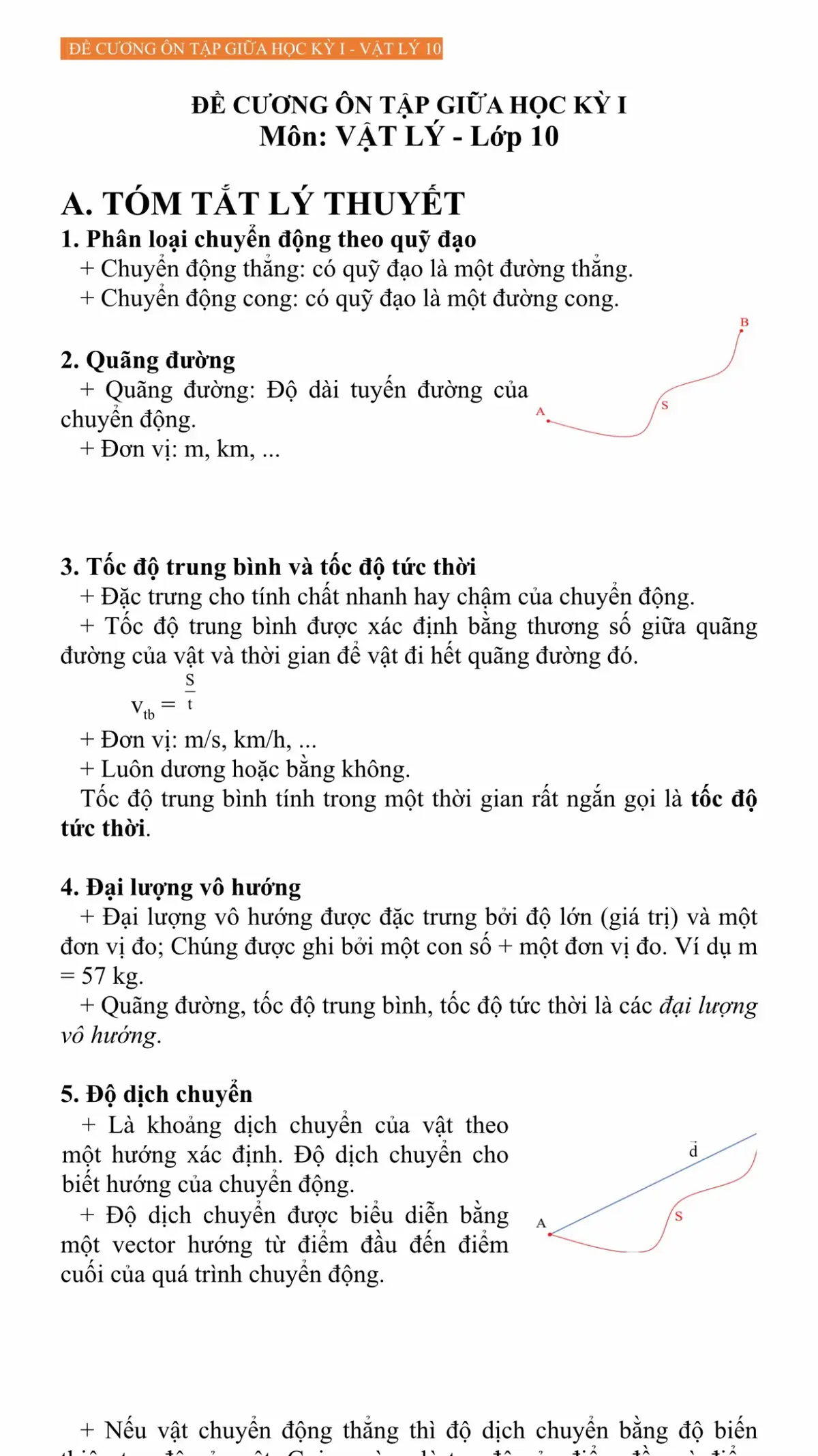 Tóm tắt kiến thức thi giữa kì Vật Lý lớp 10 nèee 🥰 #xuhuong #viral #vatly #luyenthi123