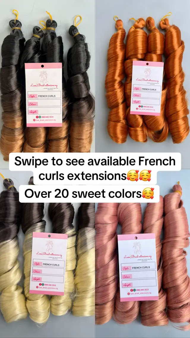 Price-6500 per bundle Send a dm on WhatsApp 09034453513 to place your order french curls in ibadan vendor 2025 french curls in ibadan vendor French curls in ibadan french curls braids in ibadan. french curls seller in ibadan french curls braider in ibadan. french curls extension ibadan french curls in ibadan french curls boho braids french curls ibadan french curls braids french curls ghana weaving french curls styling ideas french curls extensions french curls braided wig french curls cornrow braids french curls short braids french curls styling ideas french curls styles viral french curls style  french curls styles for ladies 2025 boho french curls styling ideas french curls styling ideas french curls styling tutorial styles for french curls braids french curls styling for work #braidingextensionsinibadan #frenchcurlsvendorinibadan  #frenchcurlsvendoribadan #frenchcurlbraids #frenchcurls  