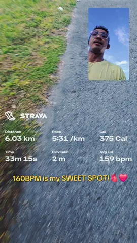 That SWEET HEARTRATE SPOT🫀❤️ #RunnersHigh #Running #fyprunning #bruneirunners #fyp 