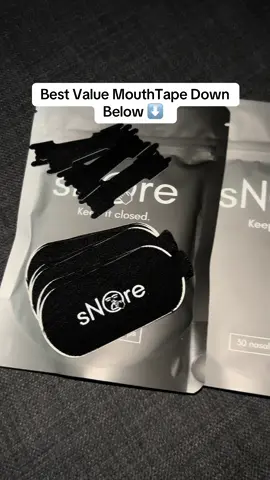 this specific brand of mouth tape, it comes with nose strips which most of other brands do not. The nose strips are to help open up your nose to allow better airflow through your nose, especially if your someone like me with a clogged nose or deviated septum it will help a lot. With the mouth tape, it has improved my sleep so much to the point where i know I’ll never go back. Breathing through your mouth is not optimal for your health whatsoever and another thing to add on top of it is the strengthening of the facial structure because it holds your bottom jaw into proper placement throughout the entire night instead of sleeping with your mouth open. Honestly one of my favorite investments off the tt shop.  #fyp #mouthtape #viral #ttshop #GlowUp 