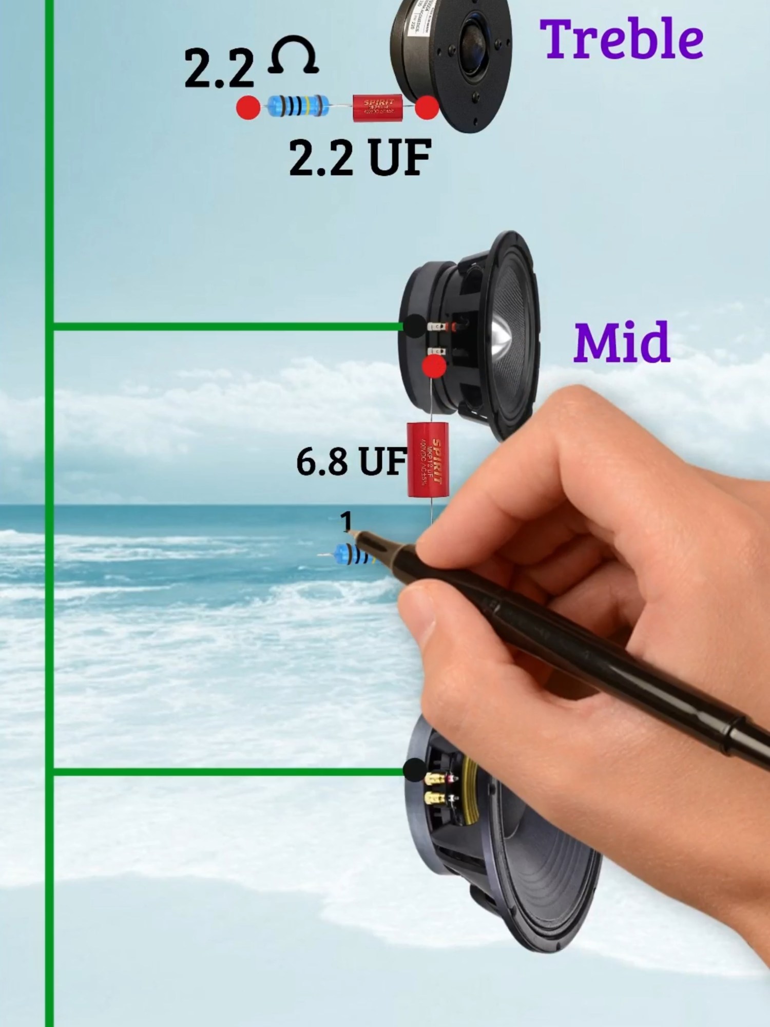 Mastering Sound: The Ultimate 3-Way Speaker Crossover Circuit