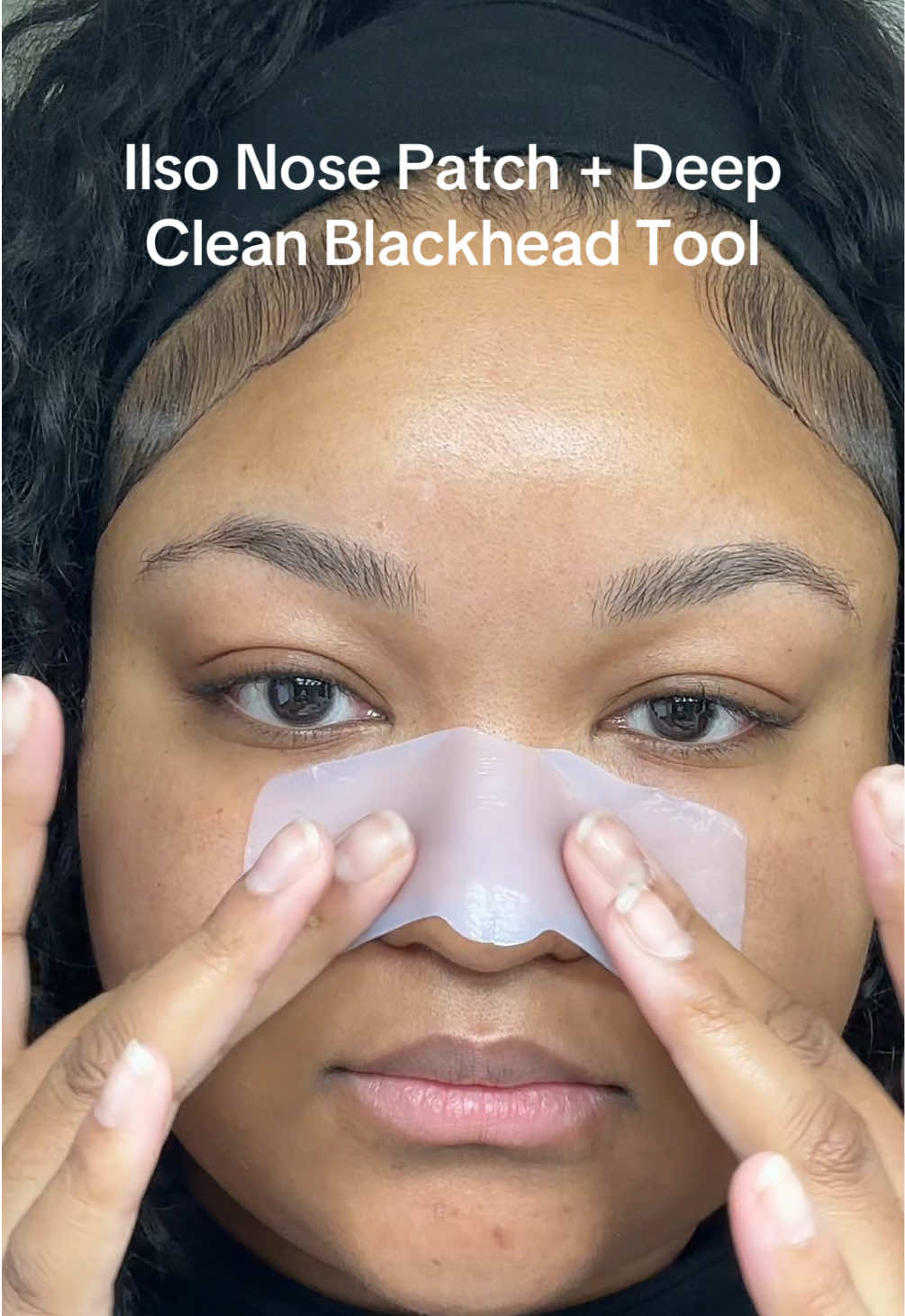 Skincare hack for stubborn pores using @ilso US 🤩 #IlsoNosePatch #DeepClean #SkincareHack #BlackheadRemoval #PoreCare 