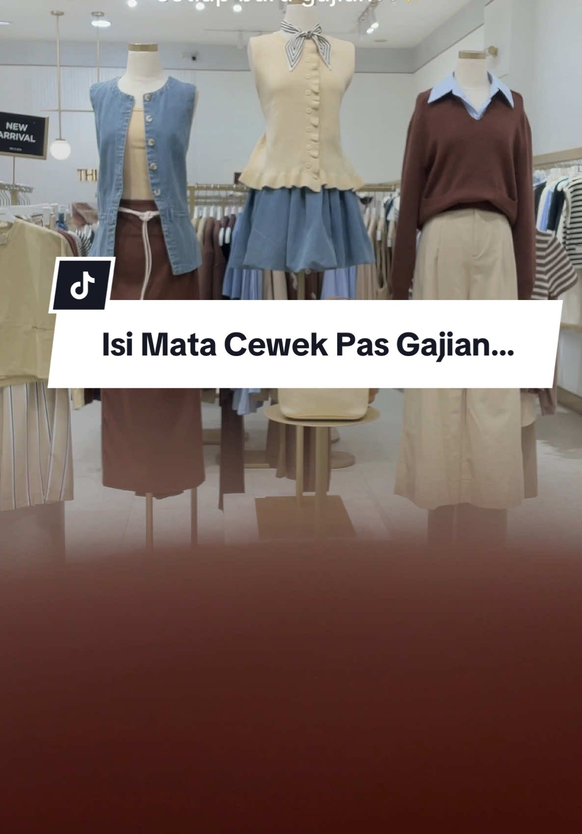 Paling gak bisa nahan deh kalau udah gajian! Fixx auto kalapp mata nya👀🫶🏻 #thisisapril #outfitideas #fashioninspo 