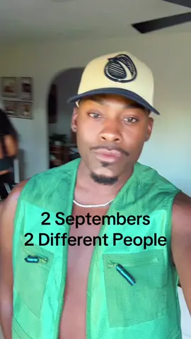 2 Septembers and most definitely 2 different people!  2024 I was deep in trying to find my groove, fighting to be seen!  2025 feels like an arrival. I feel affirmed, more confident in the “new me”  #fypシ #viral #creatorsearchinsights 