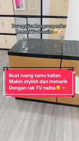 Cari lemari TV yang kokoh, modern dan bikin ruangan makin rapi? Di naiba sudah ada rak tv dengan desain menarik dan elegant🫶🏻❤️dapatkan harga spesial didalam live kita sekarang‼️📌#fyppppppppppppppppppppppp #naibahouseware #fypシ゚viral🖤tiktok #promomakangajian #guncang1010 