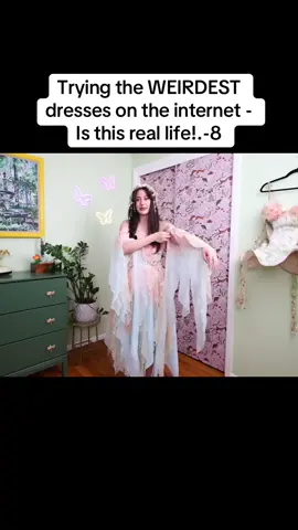 Trying the WEIRDEST dresses on the internet - Is this real life!.-8 #trending 