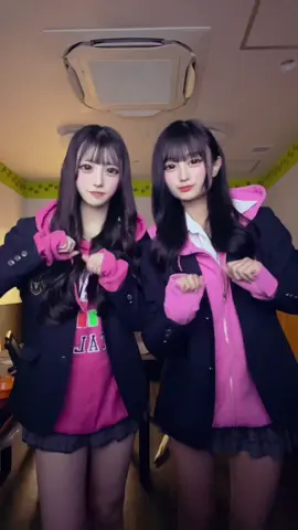 ピンクパーカーとブレザー最強💕💕#jk #fyp 