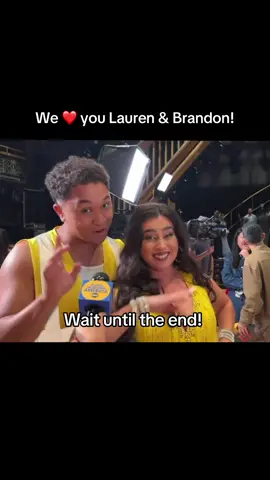 @Lauren Jauregui @Brandon Armstrong #dancingwiththestars #dwts 