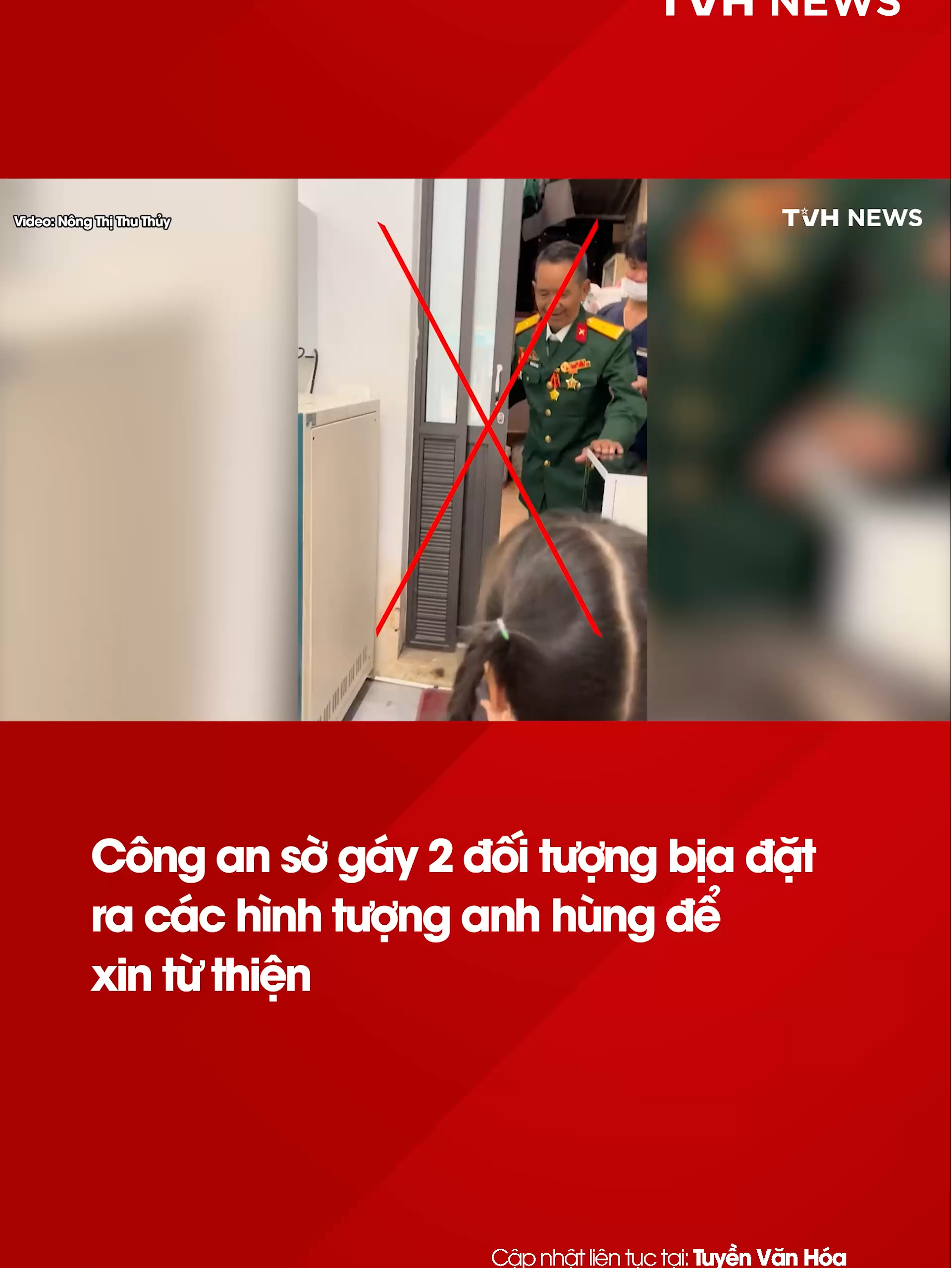 Công an sờ gáy 2 đối tượng bịa đặt ra các hình tượng anh hùng để xin từ thiện #tuyenvanhoa #tvhnews #tvhxahoi #tintuc #fbnews