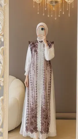 cakep banget best😍 #gamis #gamisbrukat #dress #gamislebaran #gamiskondangan 