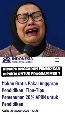 Kenapa anggaran pendidikan dipakai MBG? Ironinya, MBG jadi Makan Beracun Gratis. BERGIZINYA hilang dicuri maling dari mana?