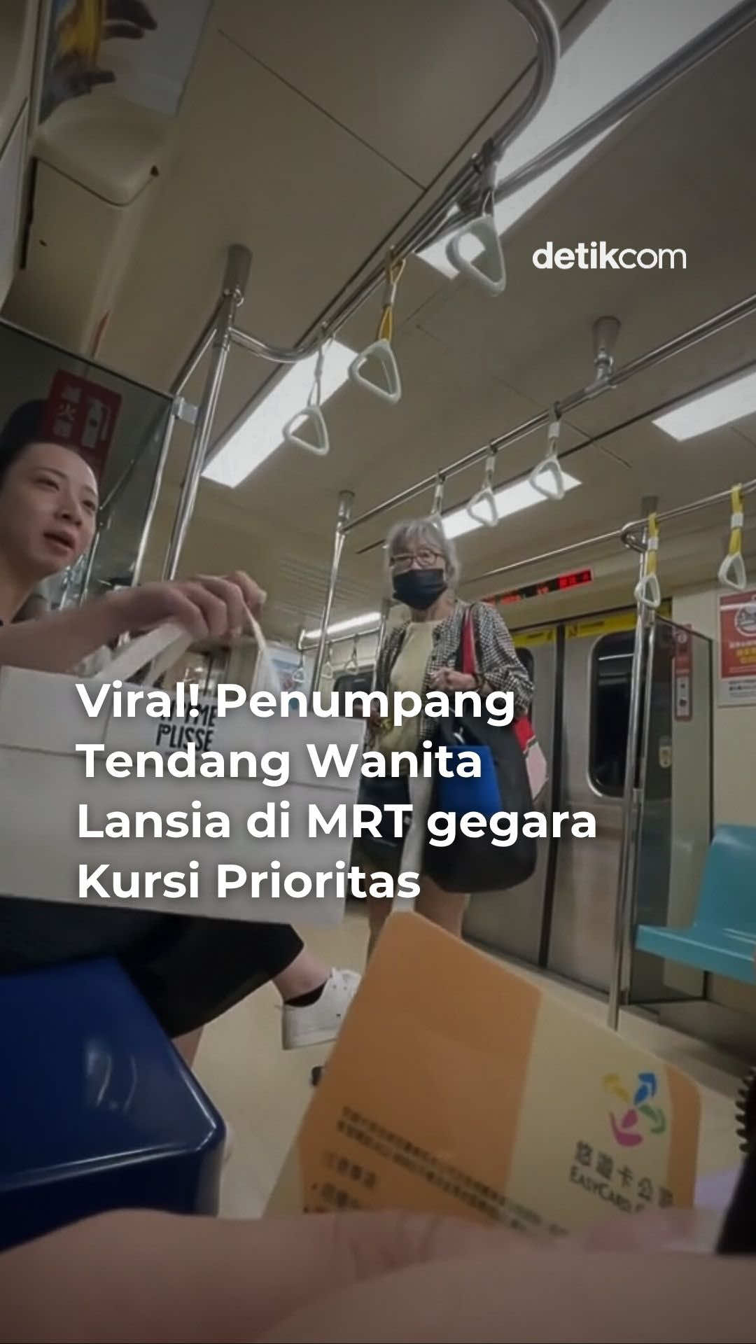 Sementara itu, seorang perempuan lanjut usia berusia 73 tahun, bermarga Tseng, yang sempat berselisih dengan seorang penumpang soal kursi prioritas di MRT Taipei, akhirnya ditangkap polisi pada Rabu (1/10). Ternyata sang nenek sebelumnya diduga membuat keributan di sebuah toko.  Dilansir dari Focus Taiwan, penangkapan dilakukan di depan sebuah minimarket di Jalan Yanping North. Polisi Taipei menjelaskan bahwa penangkapan Tseng dilakukan berdasarkan surat perintah dari Kejaksaan Distrik Shilin.  Tseng sebelumnya divonis 55 hari penjara karena kasus pencurian pada Juni lalu, namun tidak menjalani hukumannya. Ia juga tercatat beberapa kali ditangkap atas kasus pencurian di tahun 2023. Saat ini, Tseng telah dibawa untuk diperiksa lebih lanjut sebelum diserahkan ke kejaksaan. Sementara itu, polisi juga berencana memanggil Tseng dan seorang penumpang yang terlibat dalam insiden kursi prioritas tersebut terkait dugaan pelanggaran Undang-Undang Pemeliharaan Ketertiban Sosial. Baca berita selengkapnya hanya di detik.com!  Creator: Dio  #detikcom #reels #mediasosial #Taipei #Taiwan #MRT