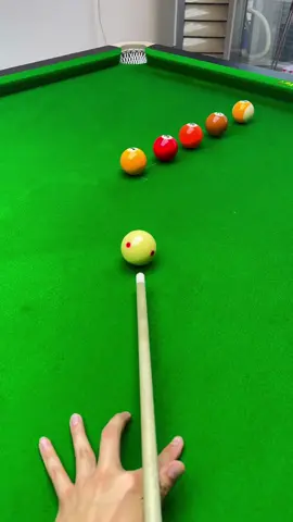 Billiard cutting skills, practical use of cue technique,