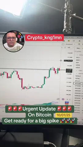 🚨🚨🚨Urgent Update 🚨🚨🚨 On Bitcoin  Get ready for a big spike 🚀🚀🚀 #financialfreedom #cryptocurrency #bitcion #xrp #tiktokviral 