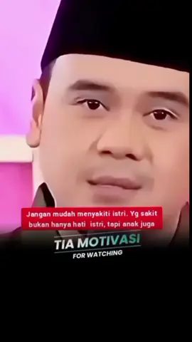 Jangan mudah menyakiti istri, yang sakit bukan hanya hati istri, tapi juga anak  #selfreminder #fypage  #quotesislam #ustadzhilmanfauzi #ceramah .
