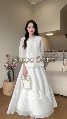 Đủ dịu dàng để cuốn hút, đủ tinh tế để hiện đại #SV352 #thoitrang #lanadesignvn #thoitrangtiktok 